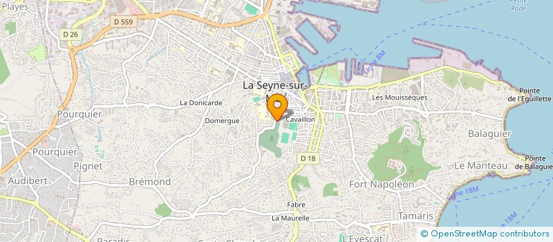 localisation de l'entreprise AUDIBERT BENEDICTE à LA SEYNE-SUR-MER