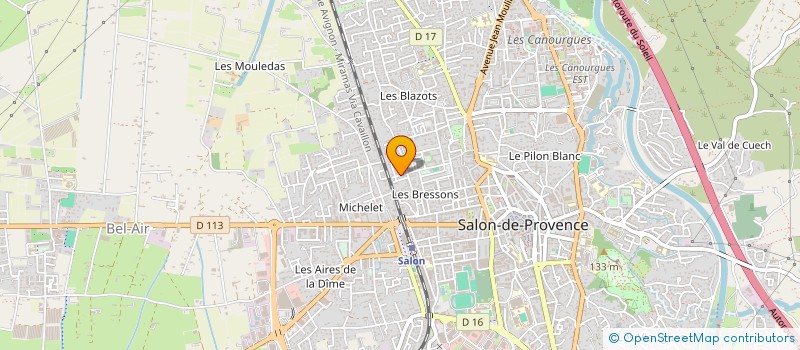 localisation de l'entreprise AUDIBERT BRUCCOLERI  SALON-DE-PROVENCE