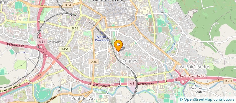 localisation de l'entreprise AUDIBERT CONSEIL- SIMMACOS à AIX-EN-PROVENCE