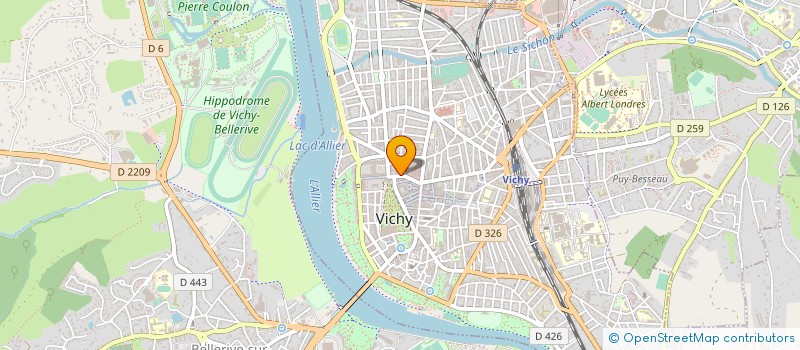 localisation de l'entreprise AUDIBERT PRADAT ET CIE à VICHY