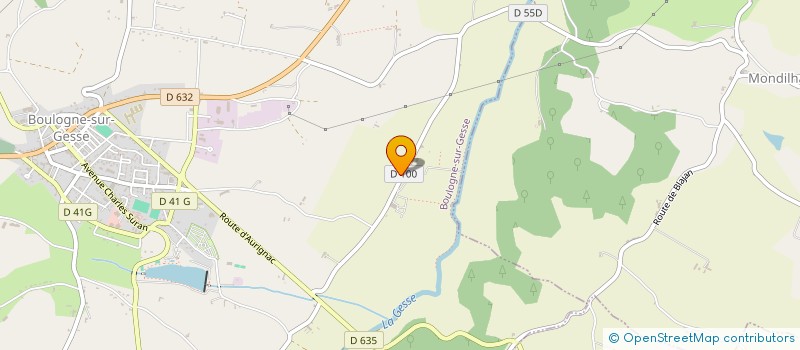 localisation de l'entreprise AUDIBET REGIS à BOULOGNE-SUR-GESSE