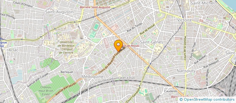 localisation de l'entreprise AUDIBOIS à BORDEAUX