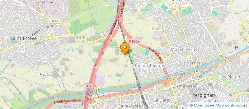 localisation de l'entreprise AUDICE  PERPIGNAN