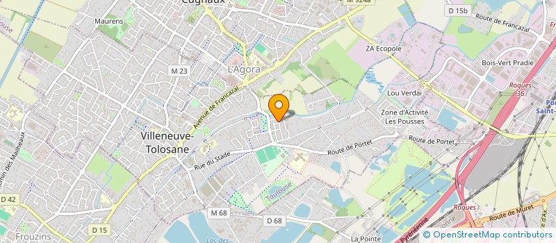 localisation de l'entreprise AUDICE à VILLENEUVE TOLOSANE