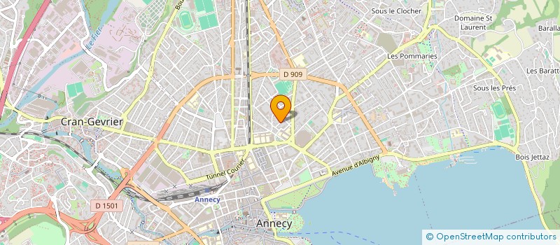 localisation de l'entreprise AUDICE à ANNECY