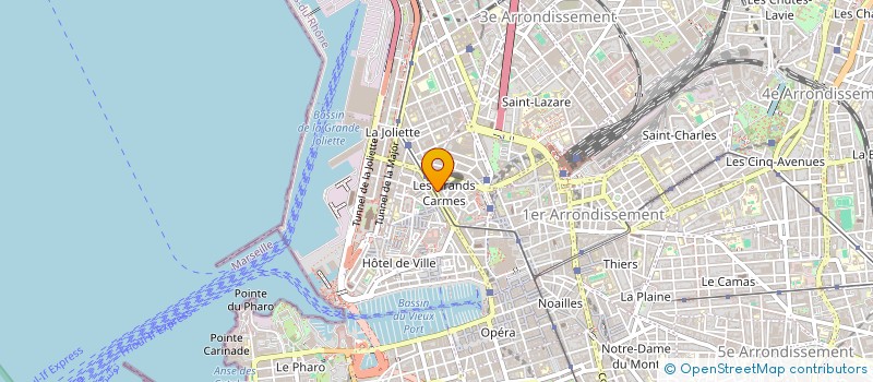 localisation de l'entreprise AUDICEA à MARSEILLE