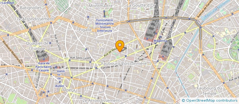 localisation de l'entreprise AUDICEP (AUDIT COMPTABILITE EXPERTISE PAIES)  PARIS