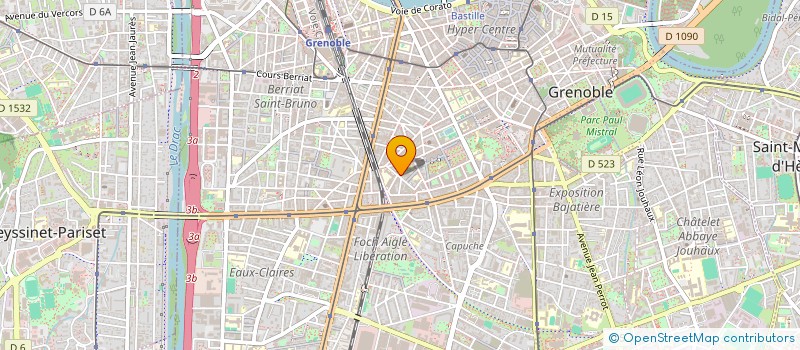 localisation de l'entreprise AUDICLAIR  GRENOBLE