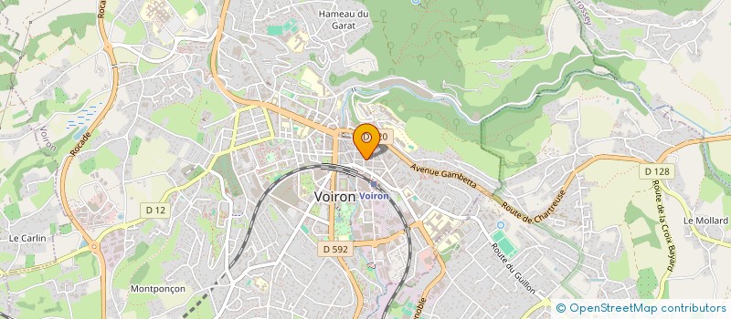 localisation de l'entreprise AUDICLAIR IMMO BG  VOIRON