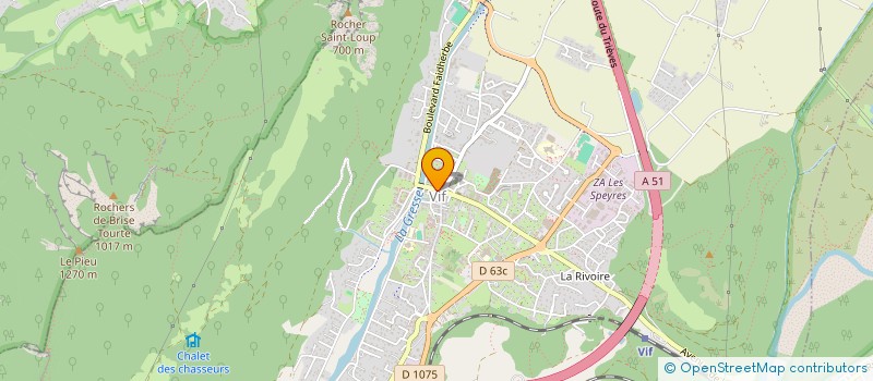 localisation de l'entreprise AUDICLAIR VS  VIF