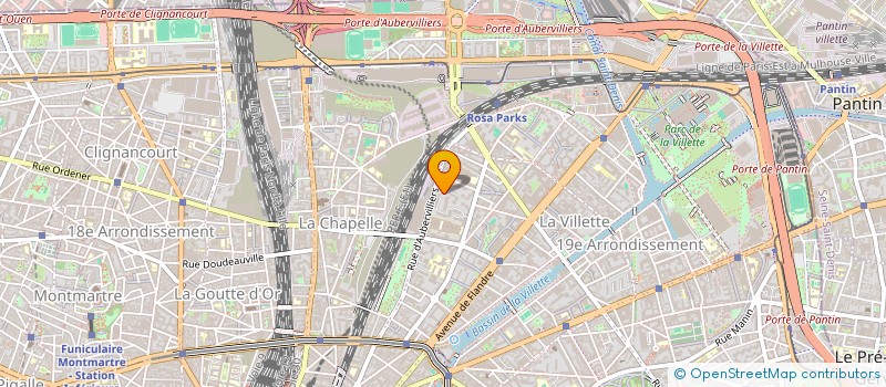 localisation de l'entreprise AUDICOM à PARIS