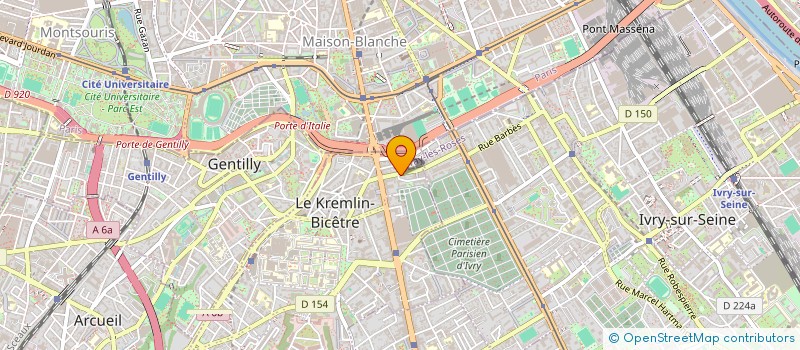 localisation de l'entreprise AUDICOM BUSINESS CONSULTING à LE KREMLIN-BICETRE