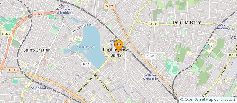 localisation de l'entreprise AUDICORNEA à ENGHIEN-LES-BAINS