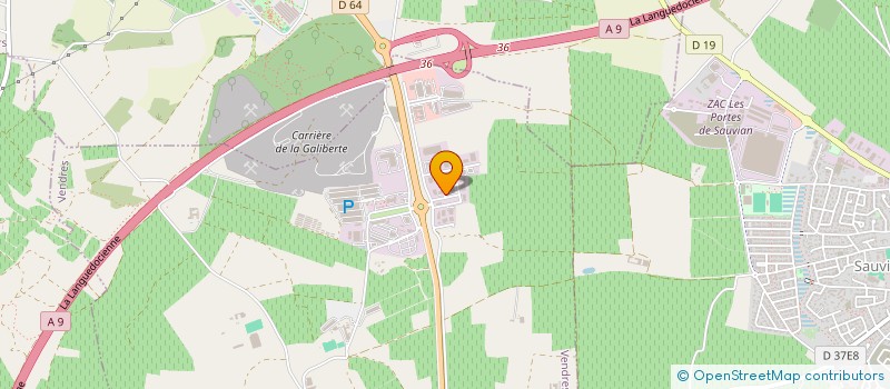 localisation de l'entreprise AUDIE BOISSONS DISTRIBUTION  VENDRES