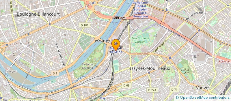 localisation de l'entreprise AUDIENCE ET CREATION à ISSY-LES-MOULINEAUX