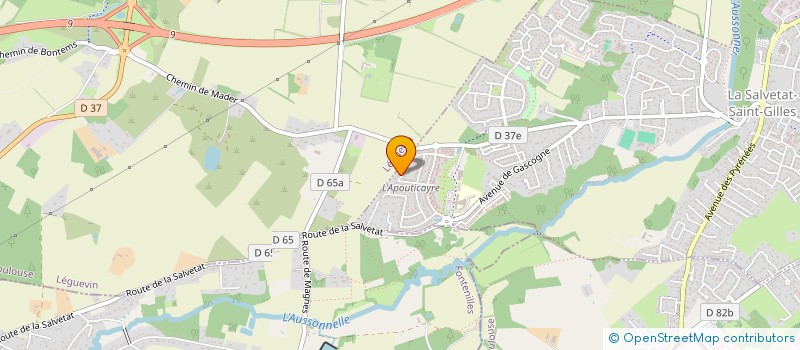 localisation de l'entreprise AUDIENCIA HOLDING  LA SALVETAT-SAINT-GILLES