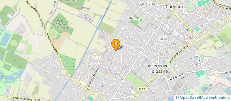 localisation de l'entreprise AUDIENTIS à VILLENEUVE TOLOSANE