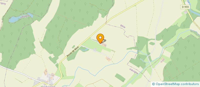 localisation de l'entreprise AUDIFFRED  VIEVIGNE