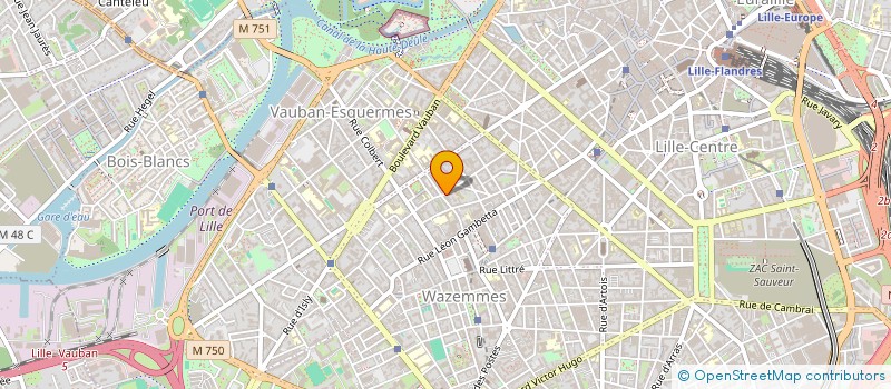 localisation de l'entreprise AUDIFIS à LILLE