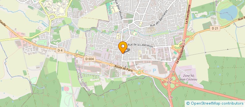 localisation de l'entreprise AUDIGAMA  PONTAULT-COMBAULT