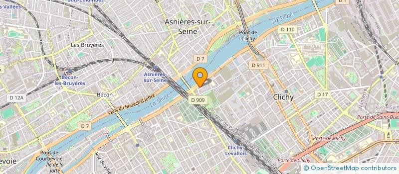 localisation de l'entreprise AUDIGASS à CLICHY