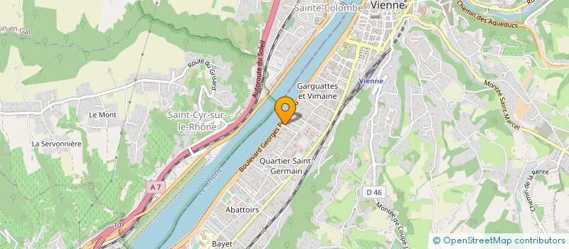 localisation de l'entreprise AUDIGEST VIENNE à VIENNE