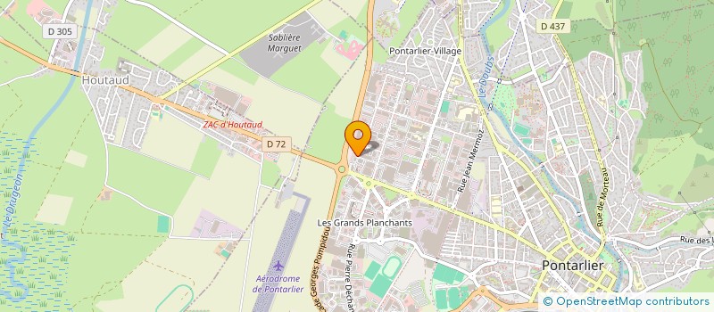 localisation de l'entreprise AUDIGEX à PONTARLIER