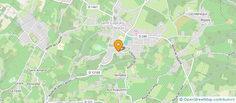 localisation de l'entreprise AUDIGEY  SAINT-CAPRAIS-DE-BORDEAUX