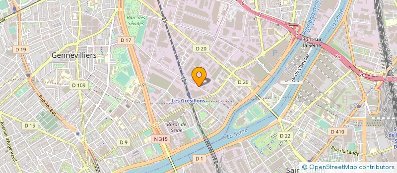 localisation de l'entreprise AUDIKA GROUPE à GENNEVILLIERS