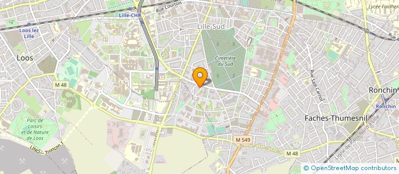 localisation de l'entreprise AUDIL à LILLE