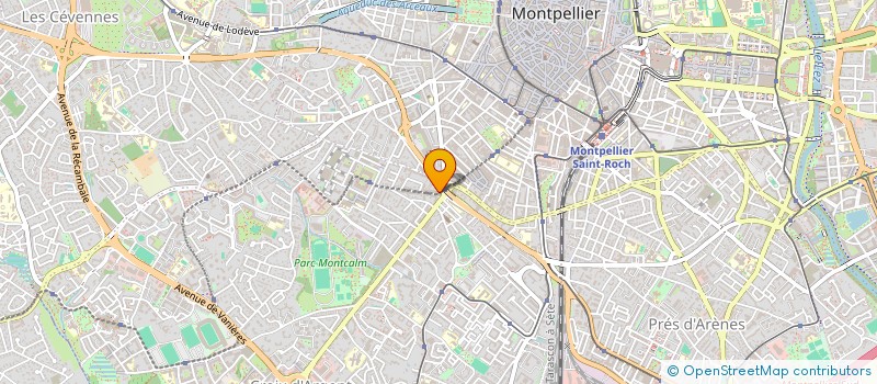 localisation de l'entreprise AUDILAB MEINELLY à MONTPELLIER