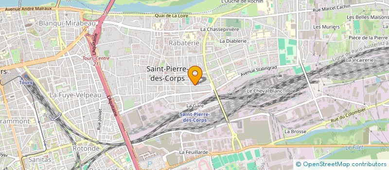 localisation de l'entreprise AUDILAB SUD FINISTERE à SAINT-PIERRE-DES-CORPS