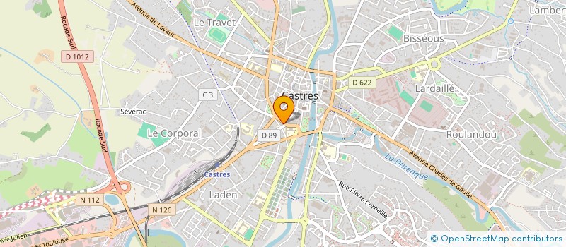 localisation de l'entreprise AUDILAB TARN à CASTRES