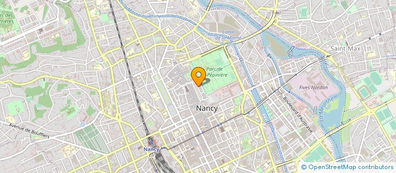 localisation de l'entreprise AUDIM SARL à NANCY