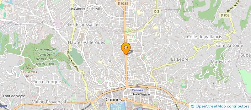 localisation de l'entreprise AUDIMAT SASU à CANNES