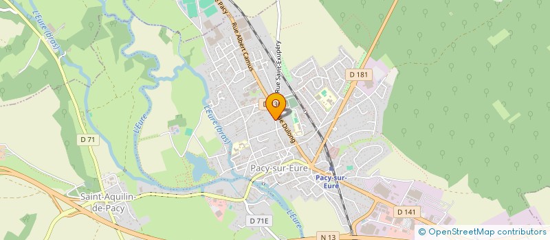 localisation de l'entreprise AUDIMMO  PACY-SUR-EURE