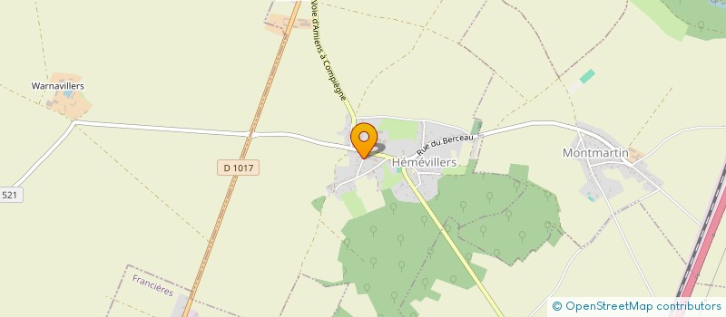 localisation de l'entreprise AUDIMMO  HEMEVILLERS