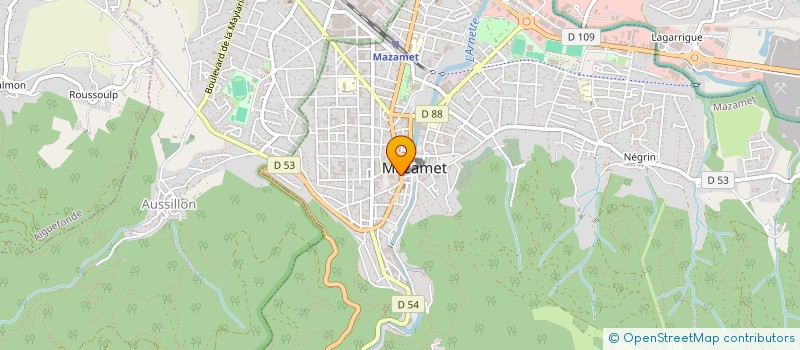 localisation de l'entreprise AUDIMMO  MAZAMET