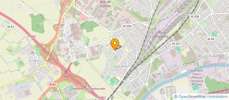 localisation de l'entreprise AUDIMMO  SEQUEDIN