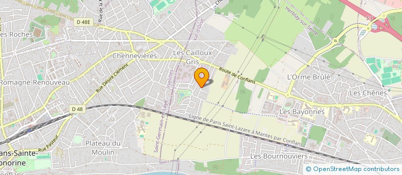 localisation de l'entreprise AUDIMOB  HERBLAY-SUR-SEINE