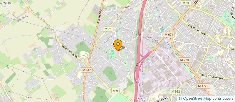 localisation de l'entreprise AUDINET REAL ESTATE INVEST à RONCQ