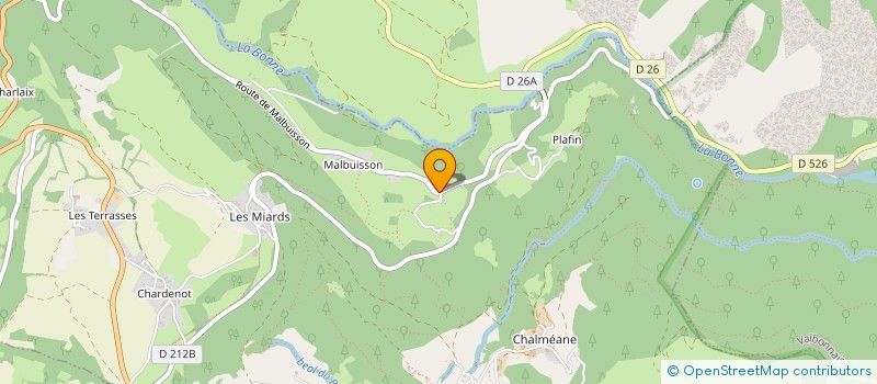 localisation de l'entreprise AUDINOS PAYSAGES  SAINT-LAURENT-EN-BEAUMONT