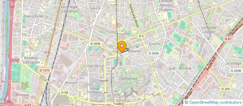 localisation de l'entreprise AUDINOT MAITREL  GRENOBLE
