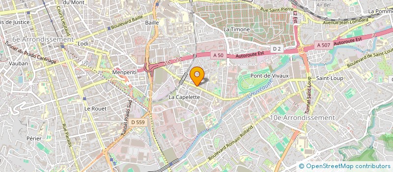 localisation de l'entreprise AUDIO 26 à MARSEILLE