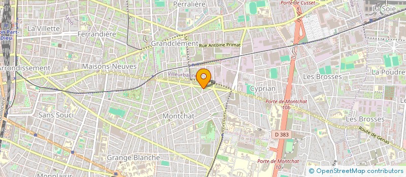 localisation de l'entreprise AUDIO à LYON