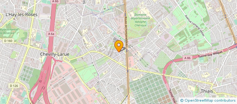 localisation de l'entreprise AUDIO ADDICT  CHEVILLY-LARUE