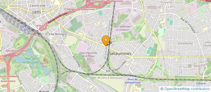 localisation de l'entreprise AUDIO CARE  LIEVIN