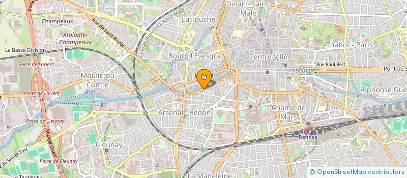 localisation de l'entreprise AUDIO CLUB PRODUCTIONS  RENNES