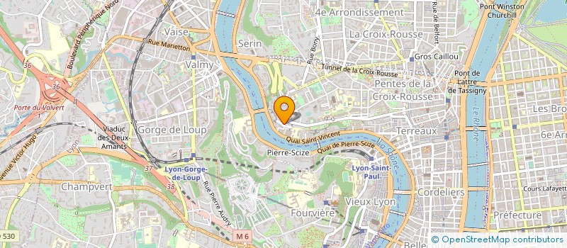 localisation de l'entreprise AUDIO COM à LYON