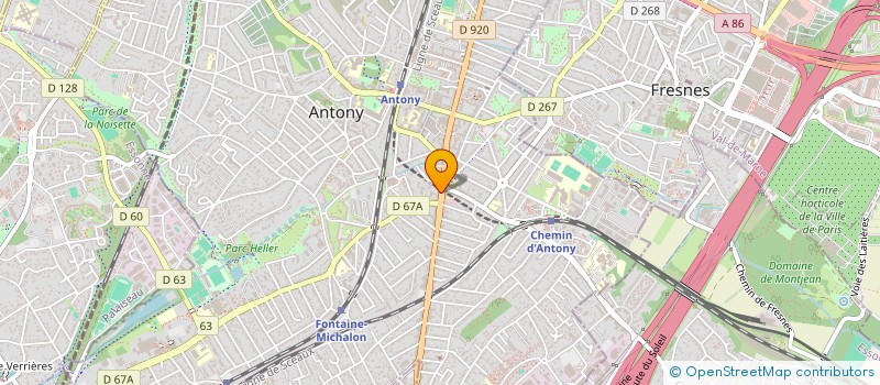 localisation de l'entreprise AUDIO CONSEIL à ANTONY